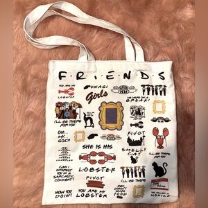 Friends Tv Show Sitcom Comedy Canvas Tote Bag